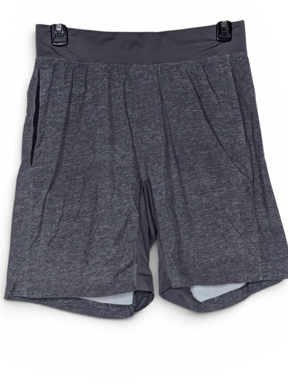 Lululemon T.H.E. Short Pull On Linerless 9” Heathered Grey Size M Performance